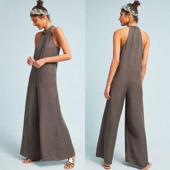 Anthropologie Pants - Anthro Cloth & Stone Marfa Wide Leg Jumpsuit Large